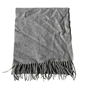 Saks Fifth Avenue Grey Cashmere Scarf